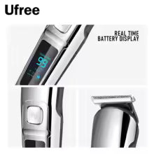 Ufree Beard Trimmer for Men, Waterproof Electric Razor for Nose, Body, Face & Mustache, Cordless Hair Clippers Shavers Grooming