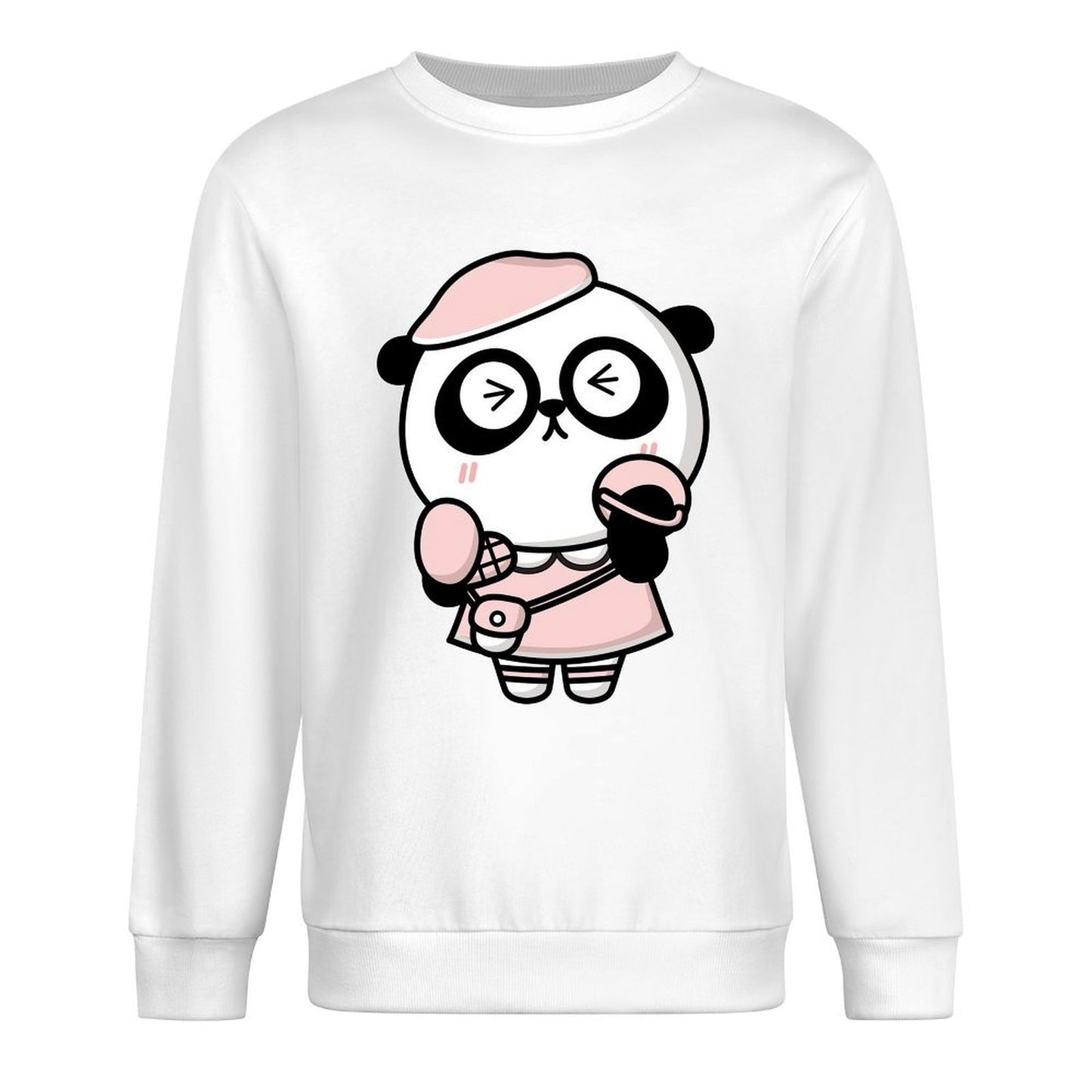 Front Patterned Long Sleeve TopLightweight SmoothWear