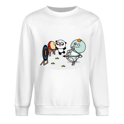 Front Patterned Long Sleeve TopMade-to-Order Double-Stitched