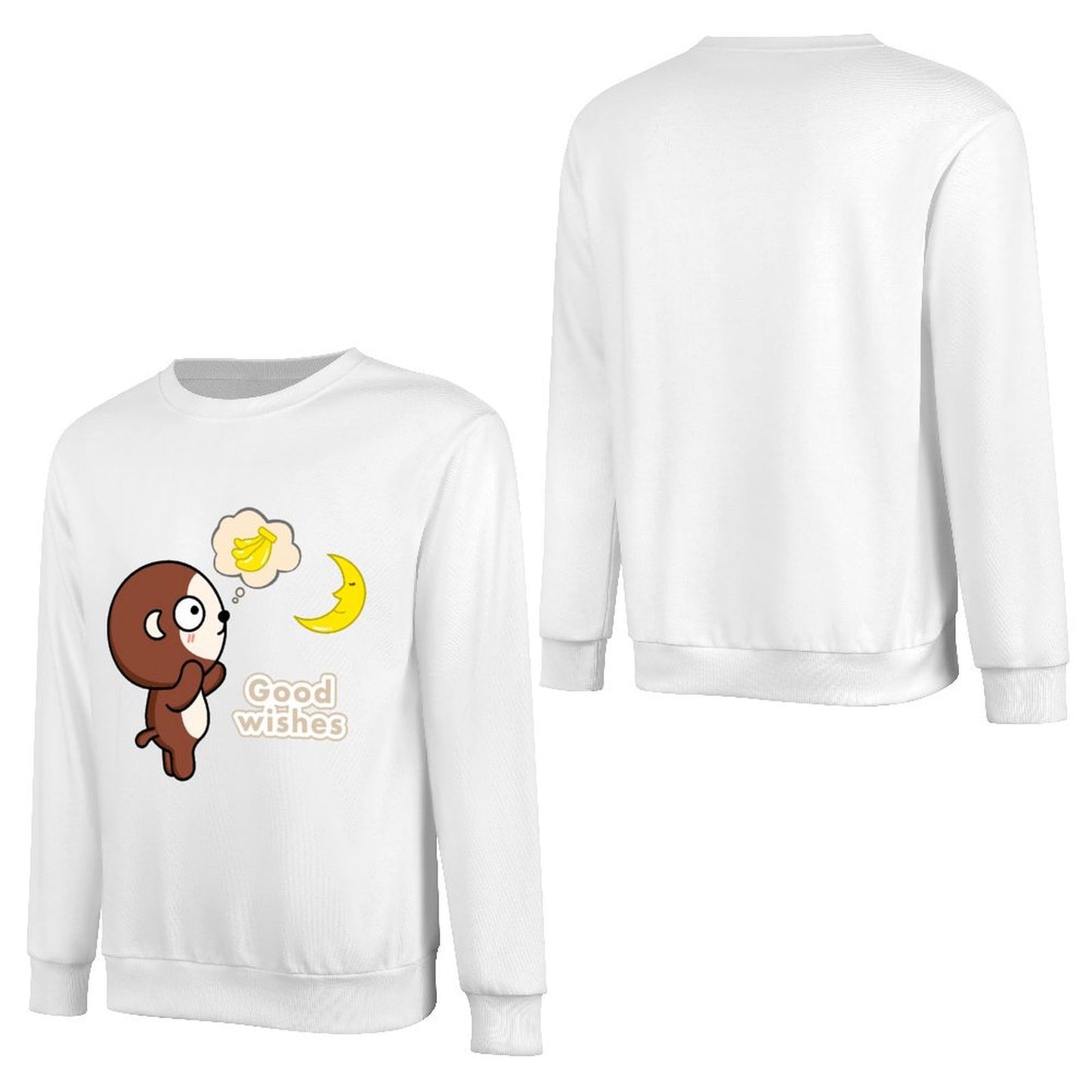 Front Patterned Long Sleeve TopEco-Conscious PureStyle