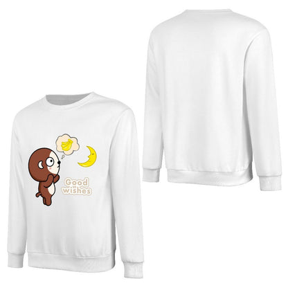 Front Patterned Long Sleeve TopEco-Conscious PureStyle