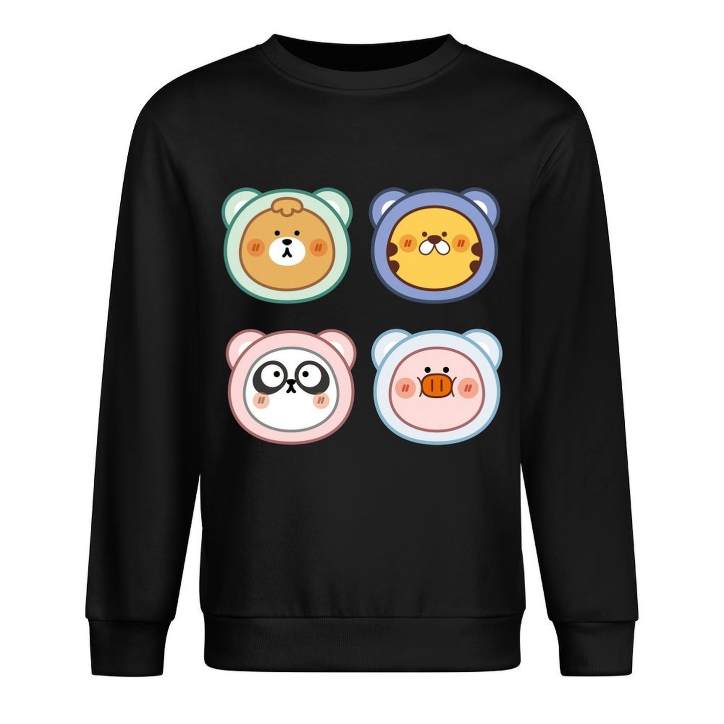 Front Patterned Long Sleeve TopSeries Bold