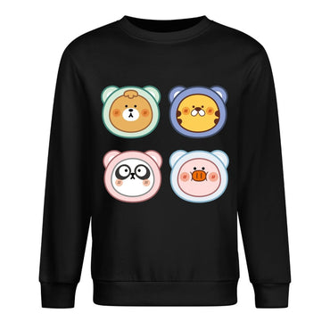 Front Patterned Long Sleeve TopSeries Bold