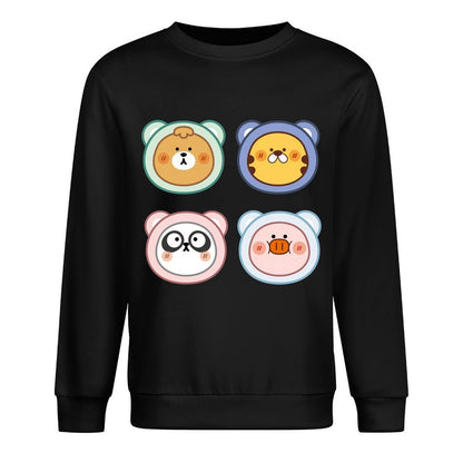 Front Patterned Long Sleeve TopSeries Bold