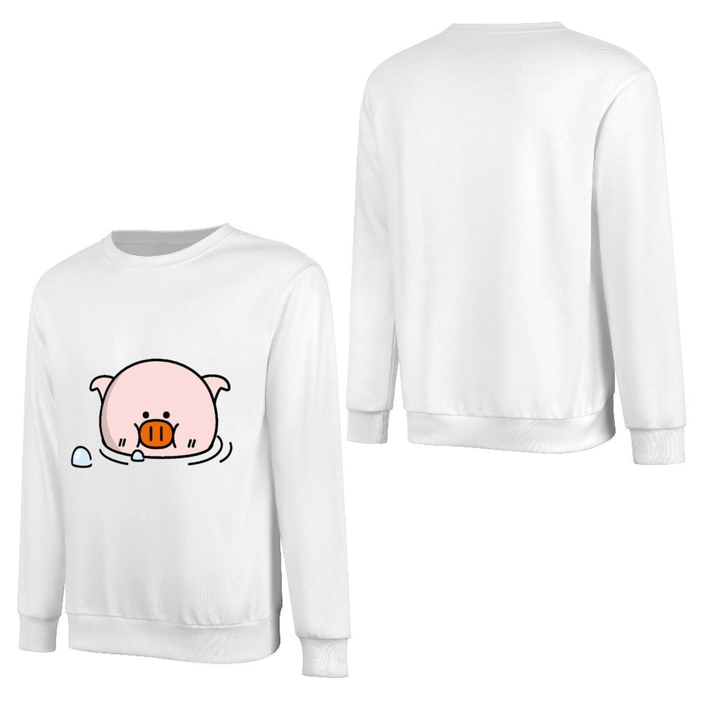 Front Patterned Long Sleeve TopClassic Fit Series