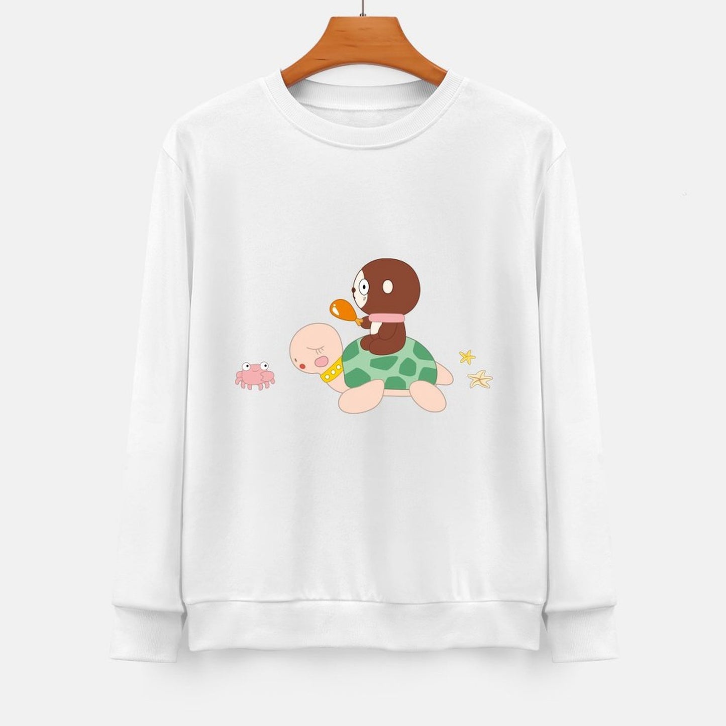 Front Patterned Long Sleeve TopSoftstyle Street