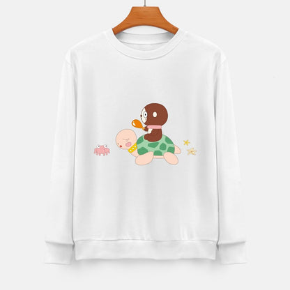 Front Patterned Long Sleeve TopSoftstyle Street