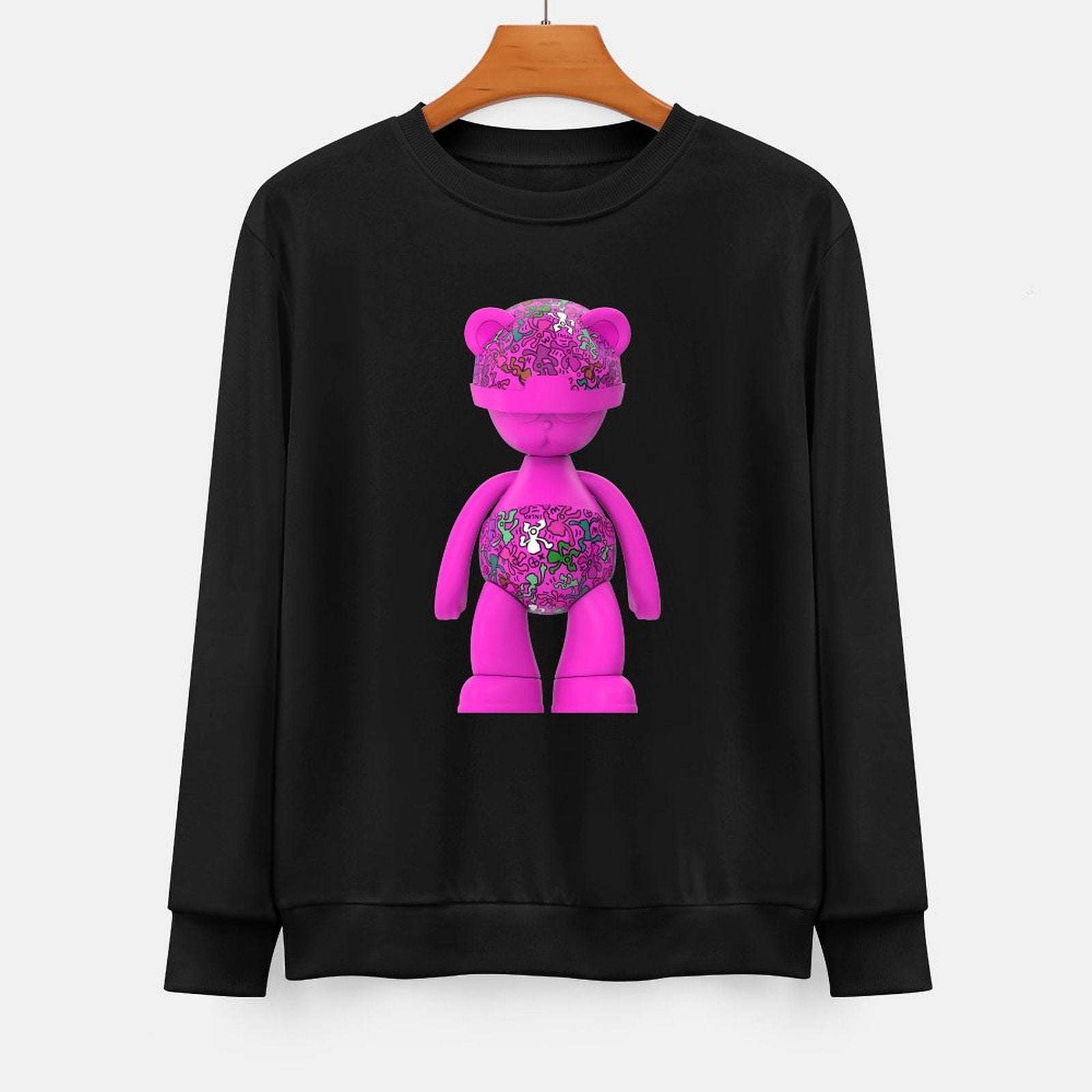 Long Sleeve With Front PatternRetro Vibrant Colors