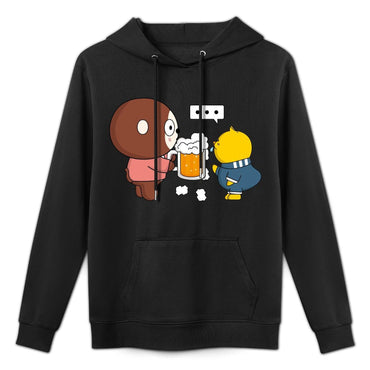 LooseFit Fitted Front Graphic Hoodies