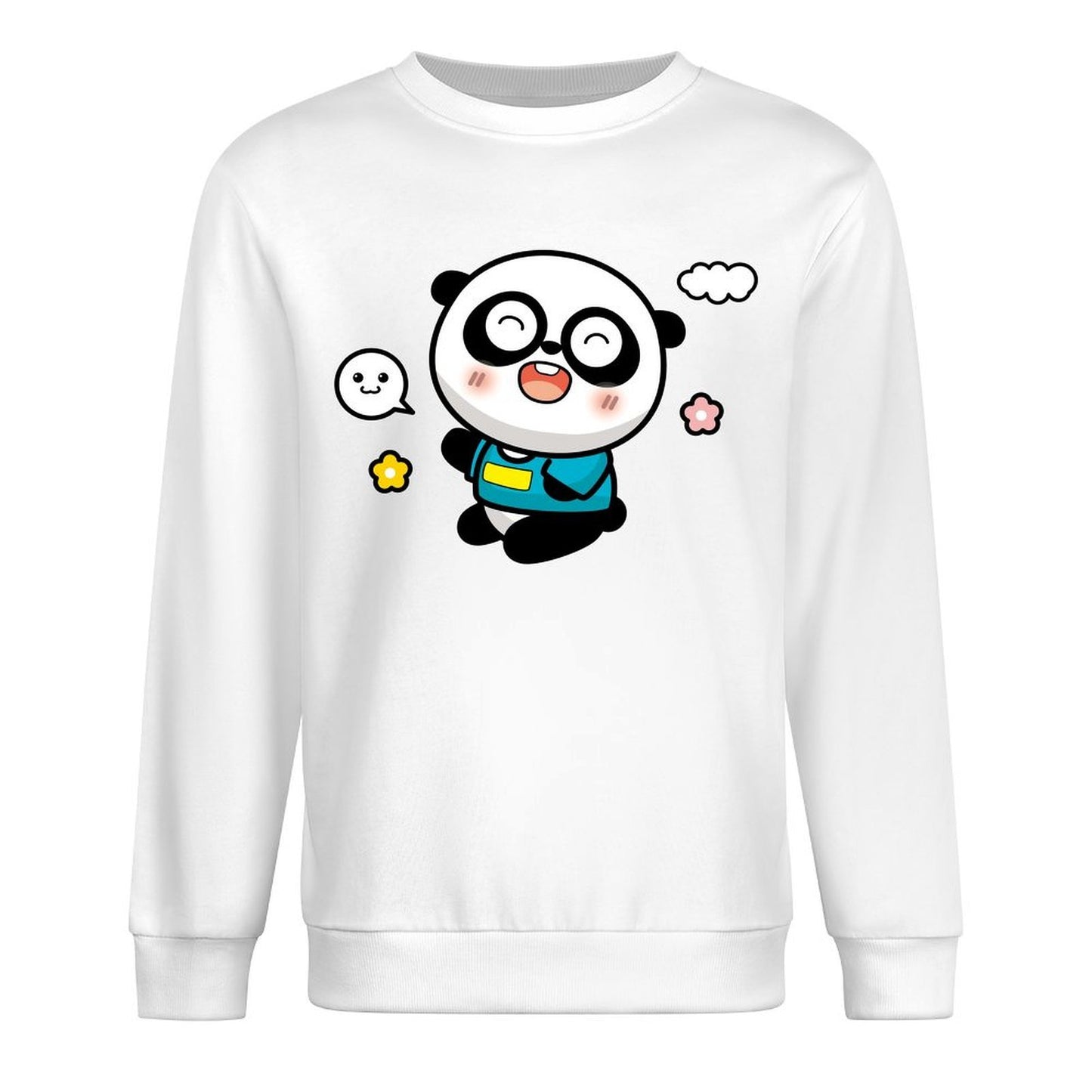 Front Patterned Long Sleeve TopPremium Wrinkle-Free