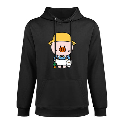 Double-Stitched Comfort Front Graphic Hoodies