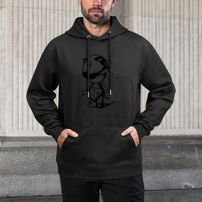 IPIB 250g Hooded Pocket Sweatshirt Front GraphicMen's Hooded  Sweatshirt6000053-1