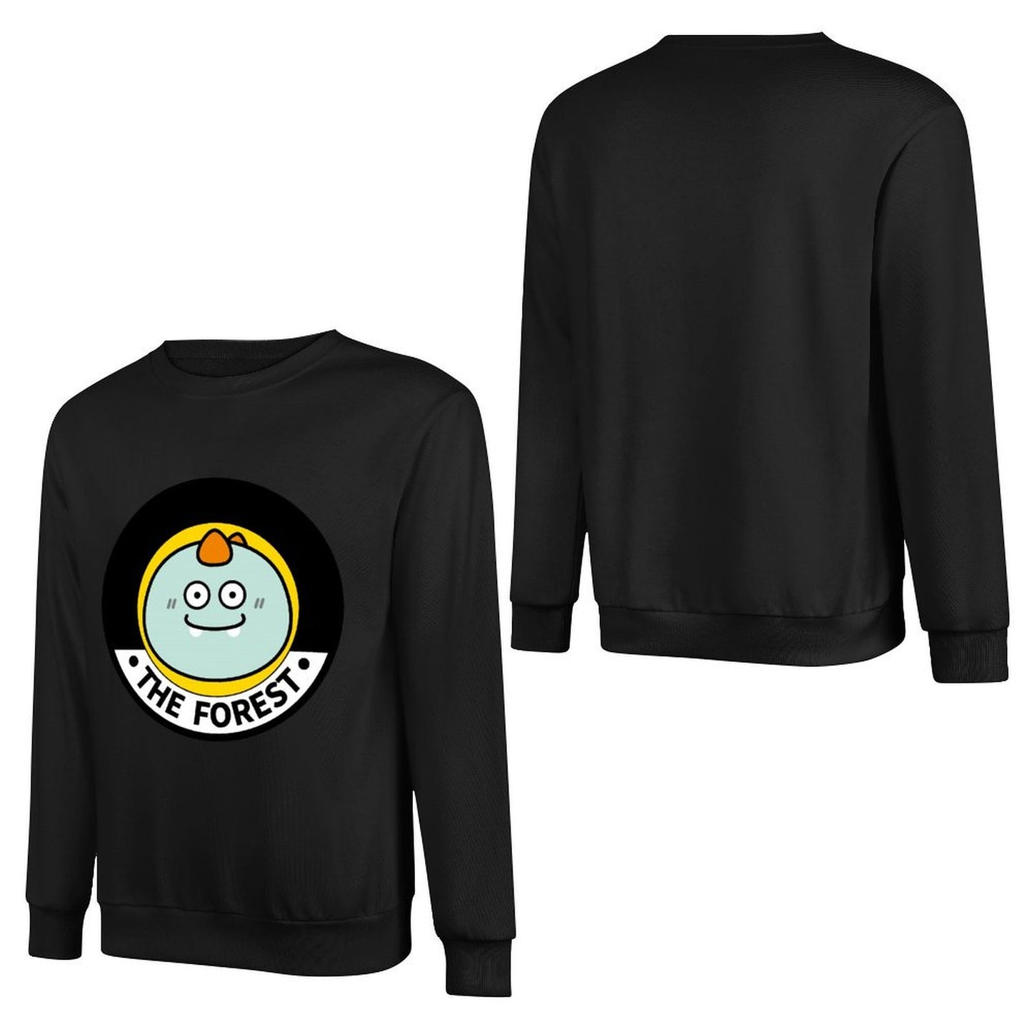 Front Patterned Long Sleeve TopNeutral BasicSeries
