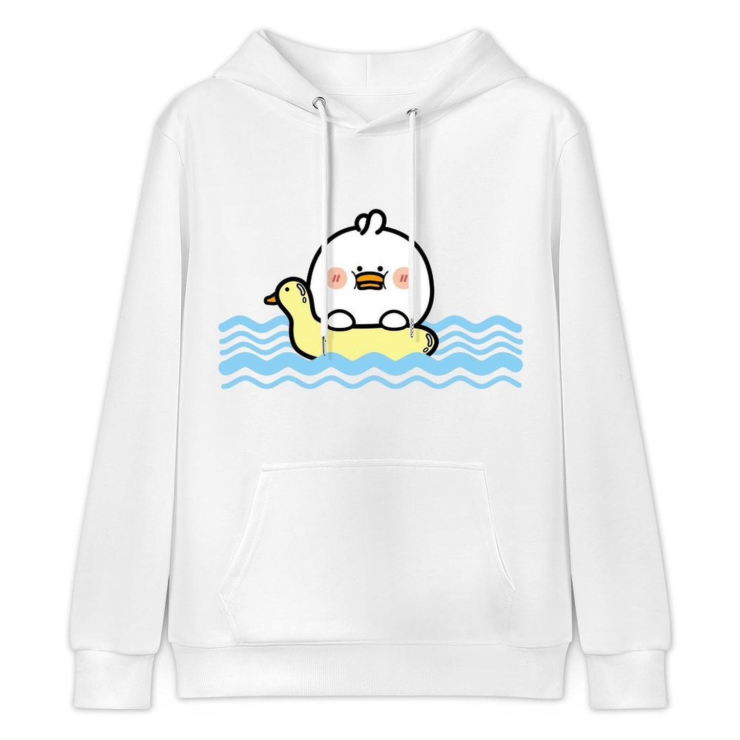 Crisp Print Heat-Transfer Front Graphic Hoodies