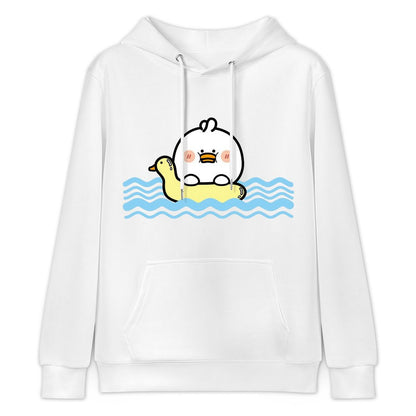 Crisp Print Heat-Transfer Front Graphic Hoodies