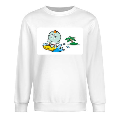 Front Patterned Long Sleeve TopSlim Fit Eco / Sustainable