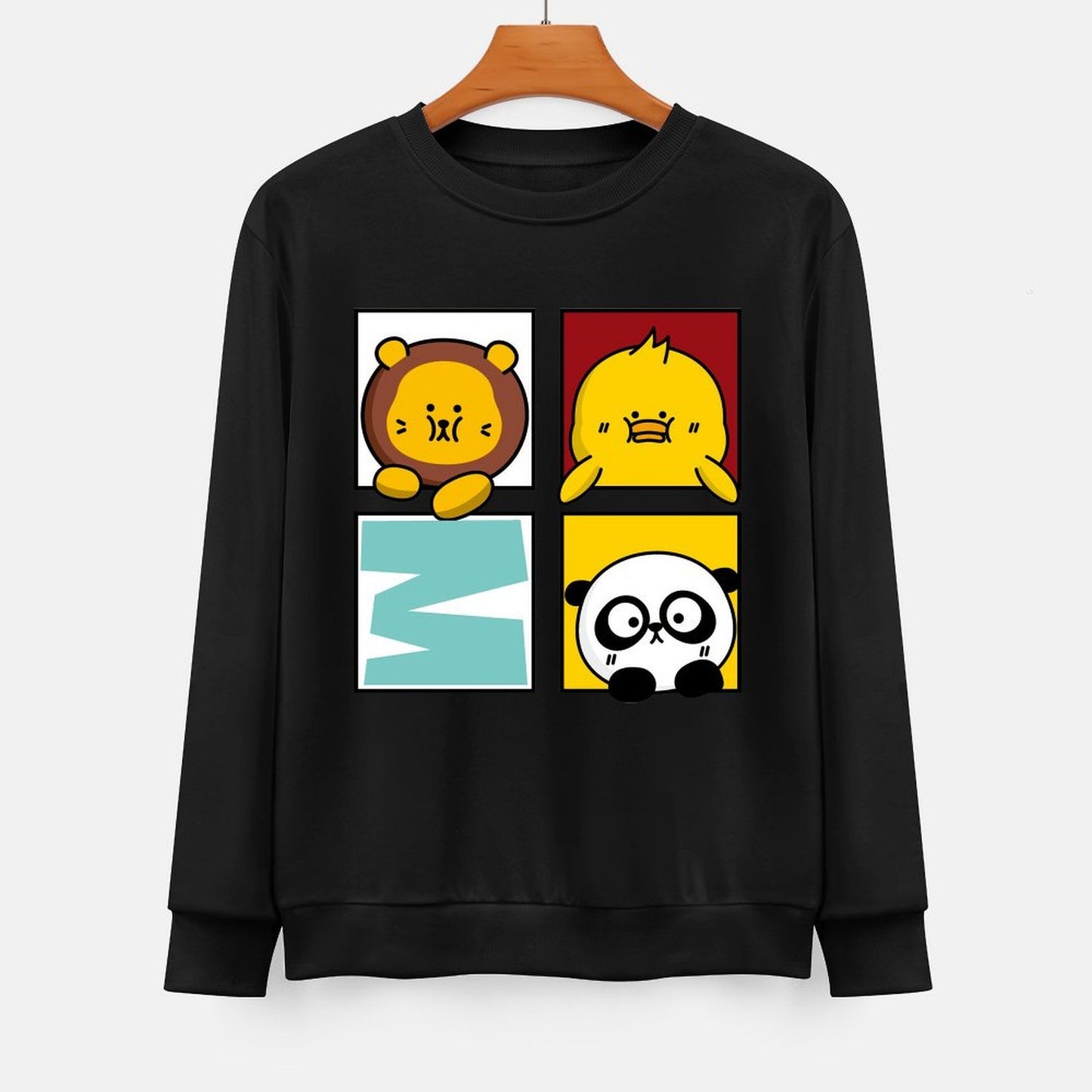 Front Patterned Long Sleeve TopPure Studio