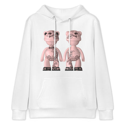 Hoodie Front PatternCrew Neck Clean