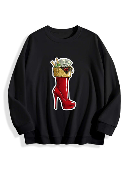 Customized Christmas-themed hoodies Gauguin shoes