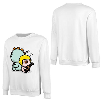 Front Patterned Long Sleeve TopClassic Lightweight