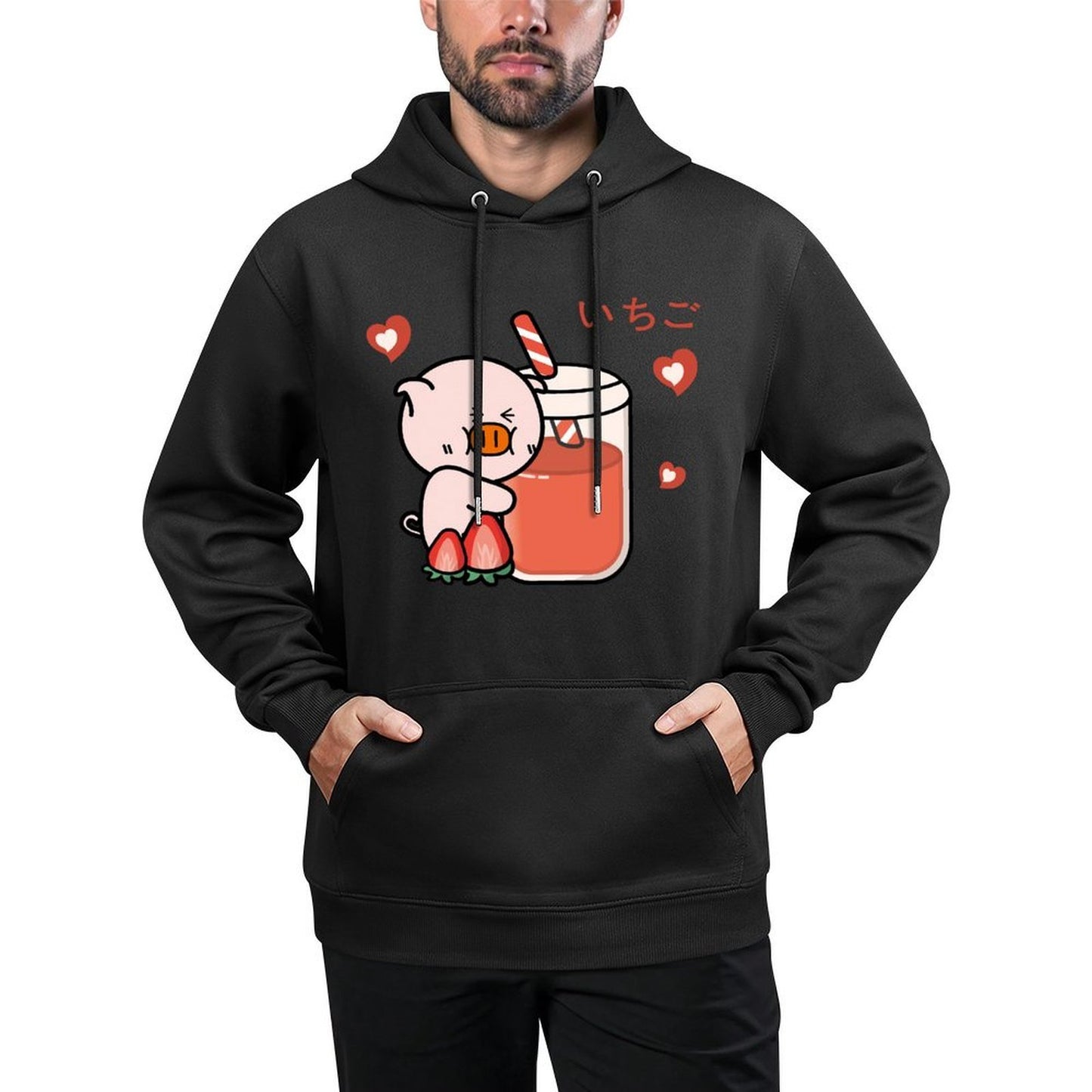 IPBR 250g Hooded Pocket Sweatshirt Front GraphicMen's Hooded  Sweatshirt4001556
