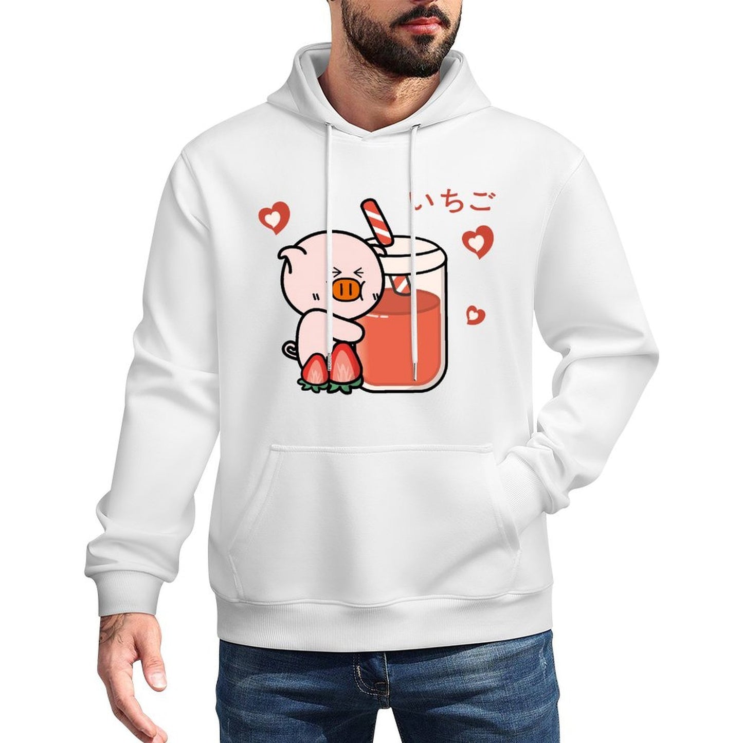 IPBR 250g Hooded Pocket Sweatshirt Front GraphicMen's Hooded  Sweatshirt4001556