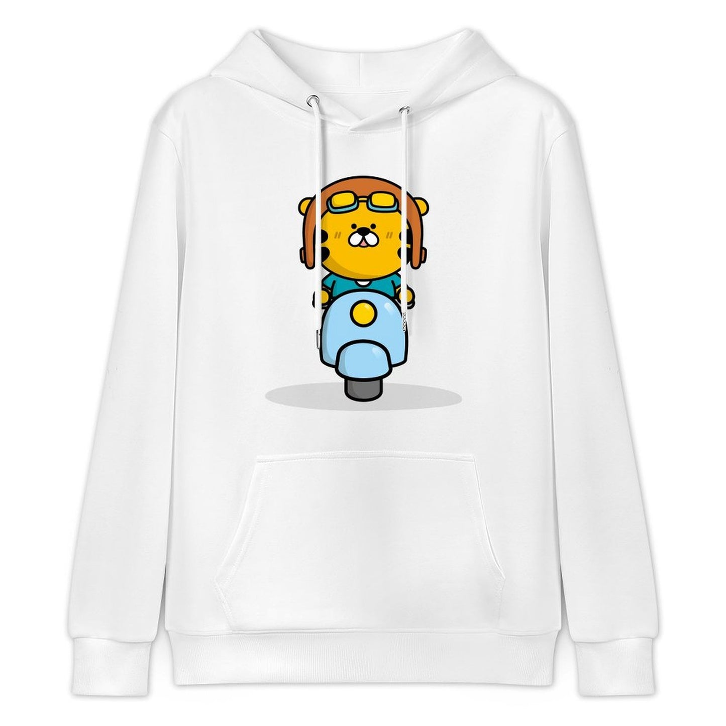 Crew Neck StreetLine Front Graphic Hoodies