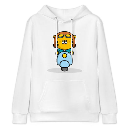 Crew Neck StreetLine Front Graphic Hoodies