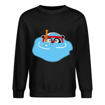 Front Patterned Long Sleeve TopRegular Moisture-Wicking