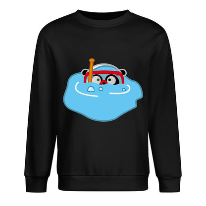 Front Patterned Long Sleeve TopRegular Moisture-Wicking