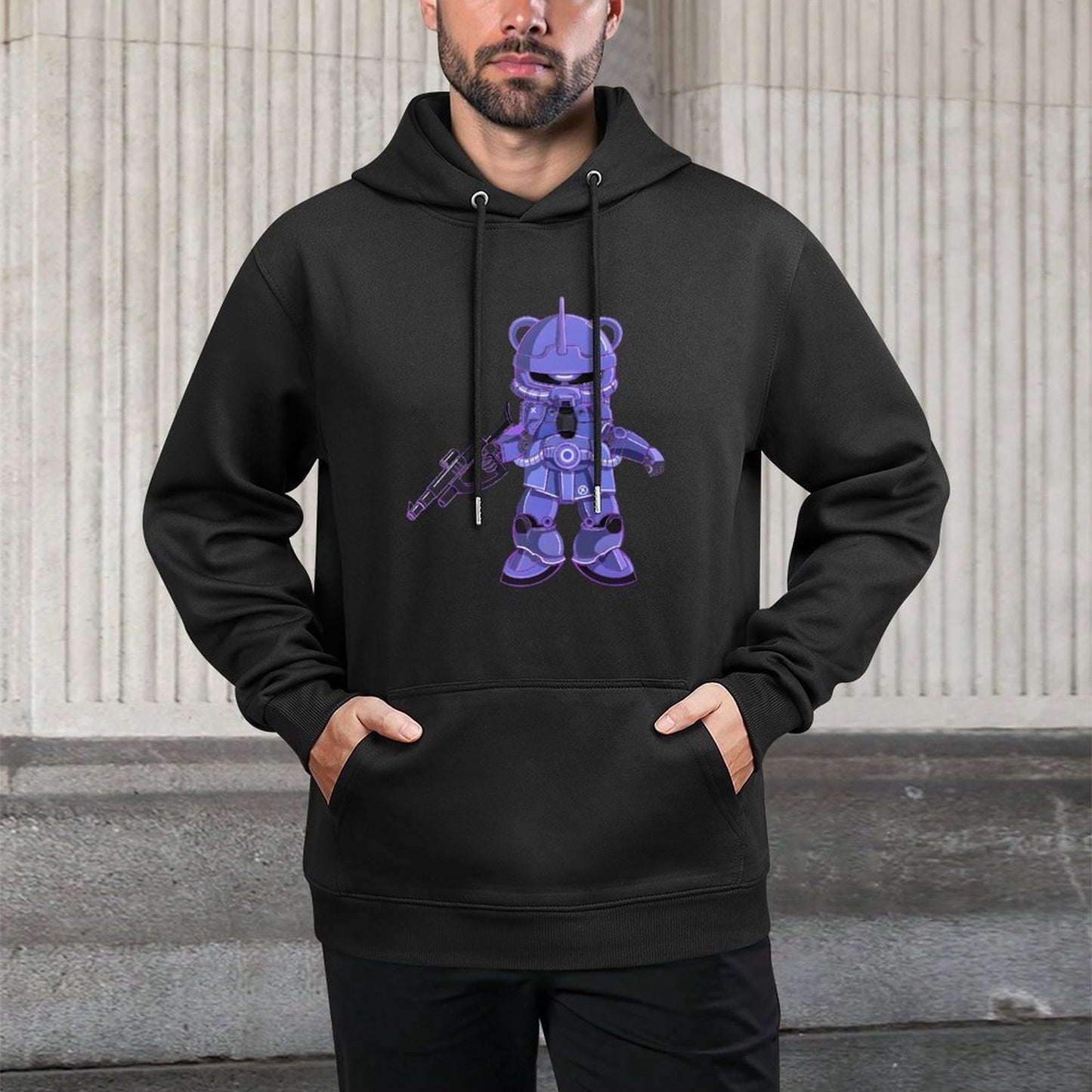 Hoodie Front PatternAllSeason SoftWear