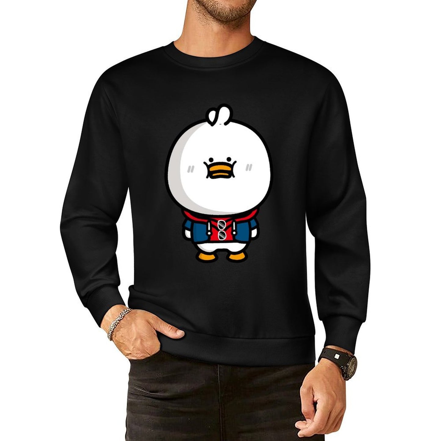 IPBR 250g Crew Neck Long Sleeve Sweatshirt Front GraphicCrew Neck Long Sleeve Sweatshirt4001154