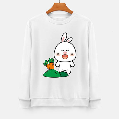 Front Patterned Long Sleeve TopSoft Oversized