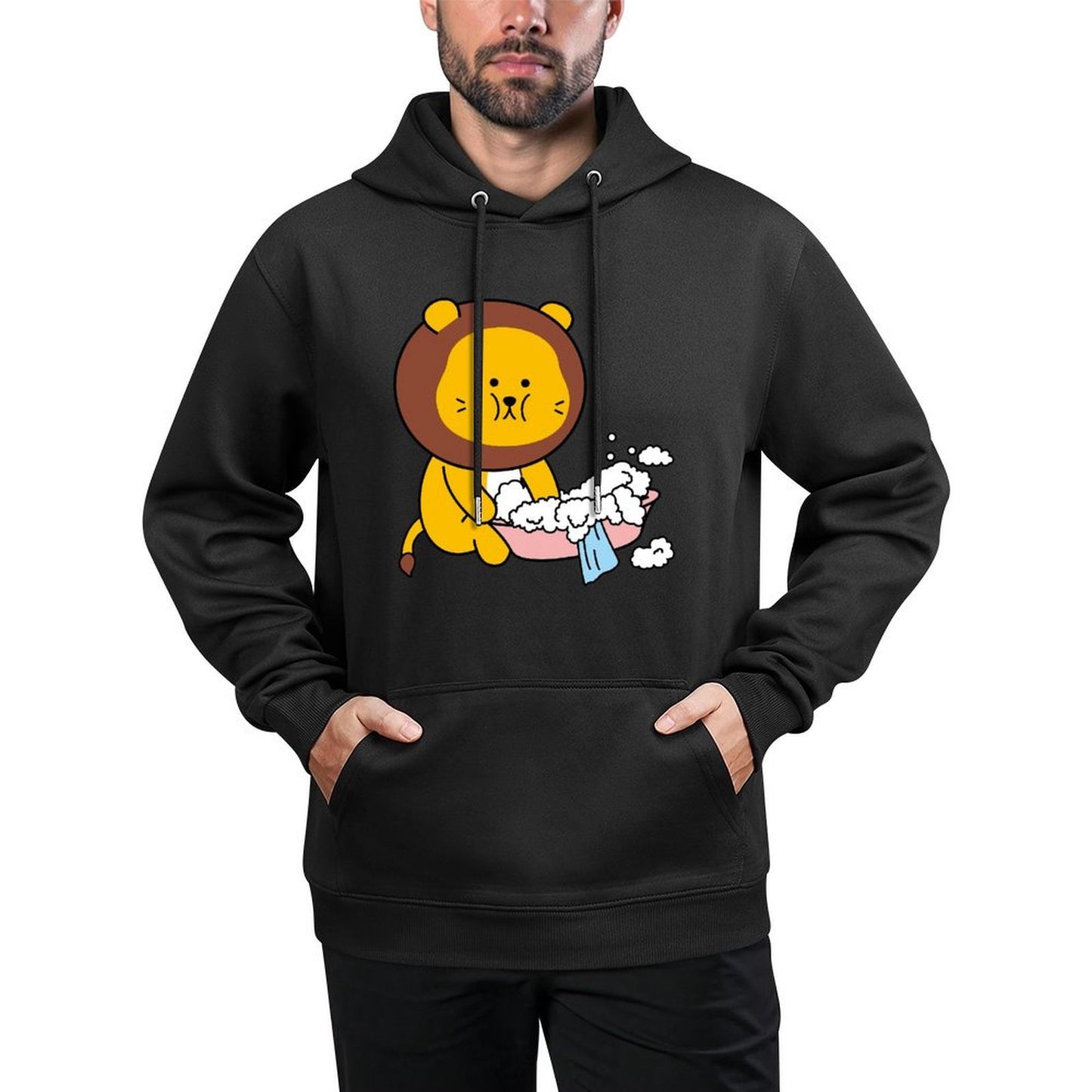 IPBR 250g Hooded Pocket Sweatshirt Front GraphicMen's Hooded  Sweatshirt4000789