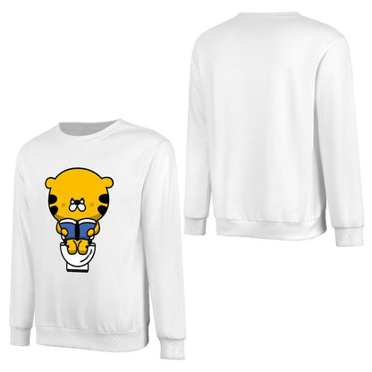 Front Patterned Long Sleeve TopCotton Fresh