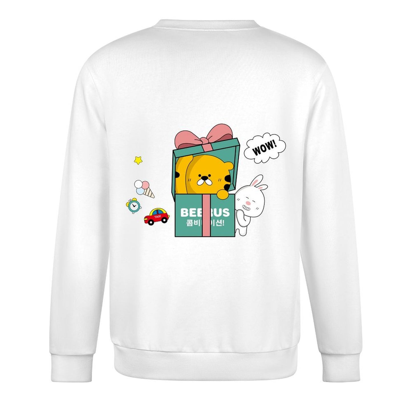 Crew Neck Long Sleeve Sweatshirt 4000604