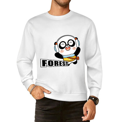 Front Patterned Long Sleeve TopDurable Pocket Tee