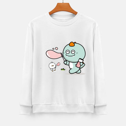 Front Patterned Long Sleeve TopSleek EssentialFit