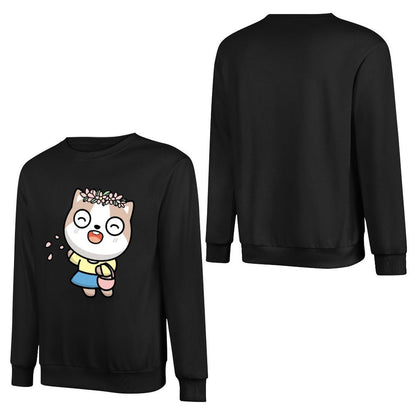 Front Patterned Long Sleeve TopSignature EverydayComfort