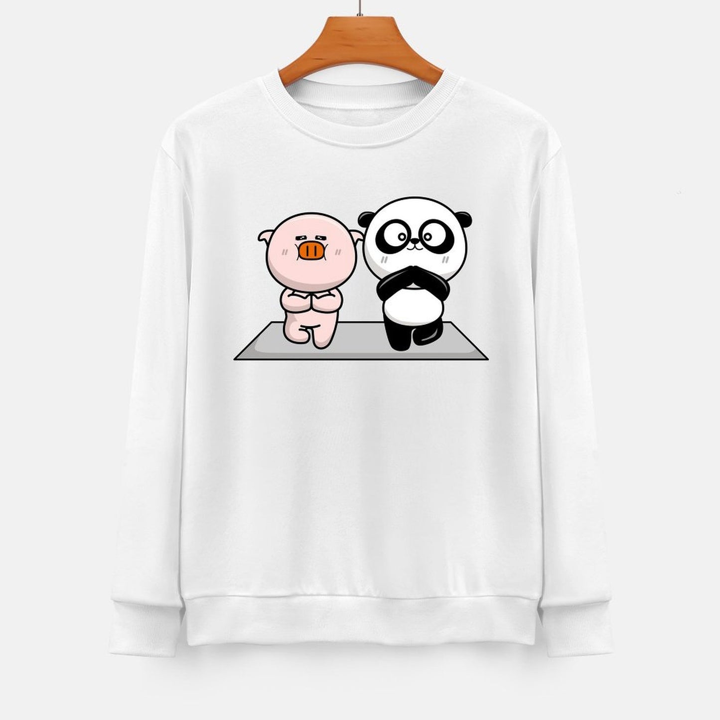 Front Patterned Long Sleeve TopLooseFit Edition