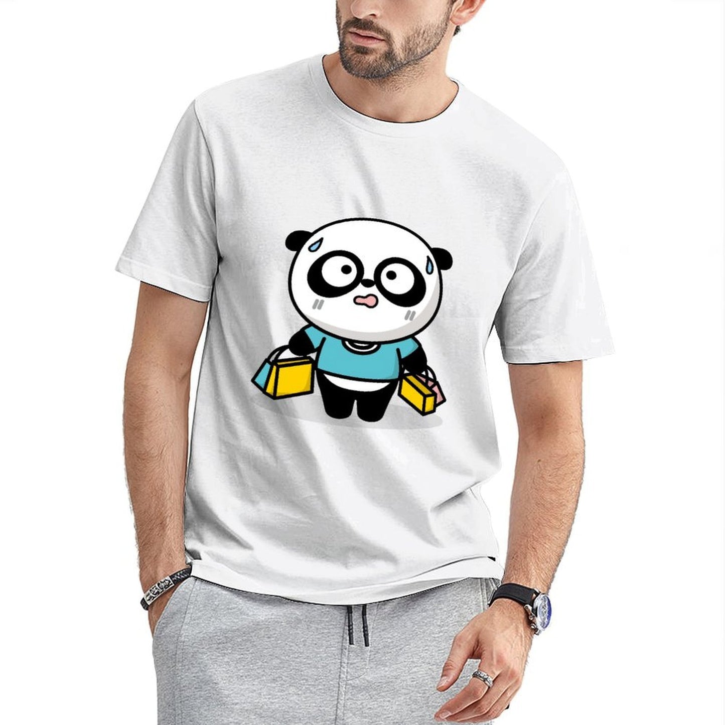 Eco-Conscious Premium Finish Front Graphic T-shirt