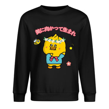 Front Patterned Long Sleeve TopModernFit Printed