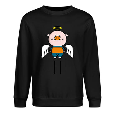 Front Patterned Long Sleeve TopTear-Resistant Street