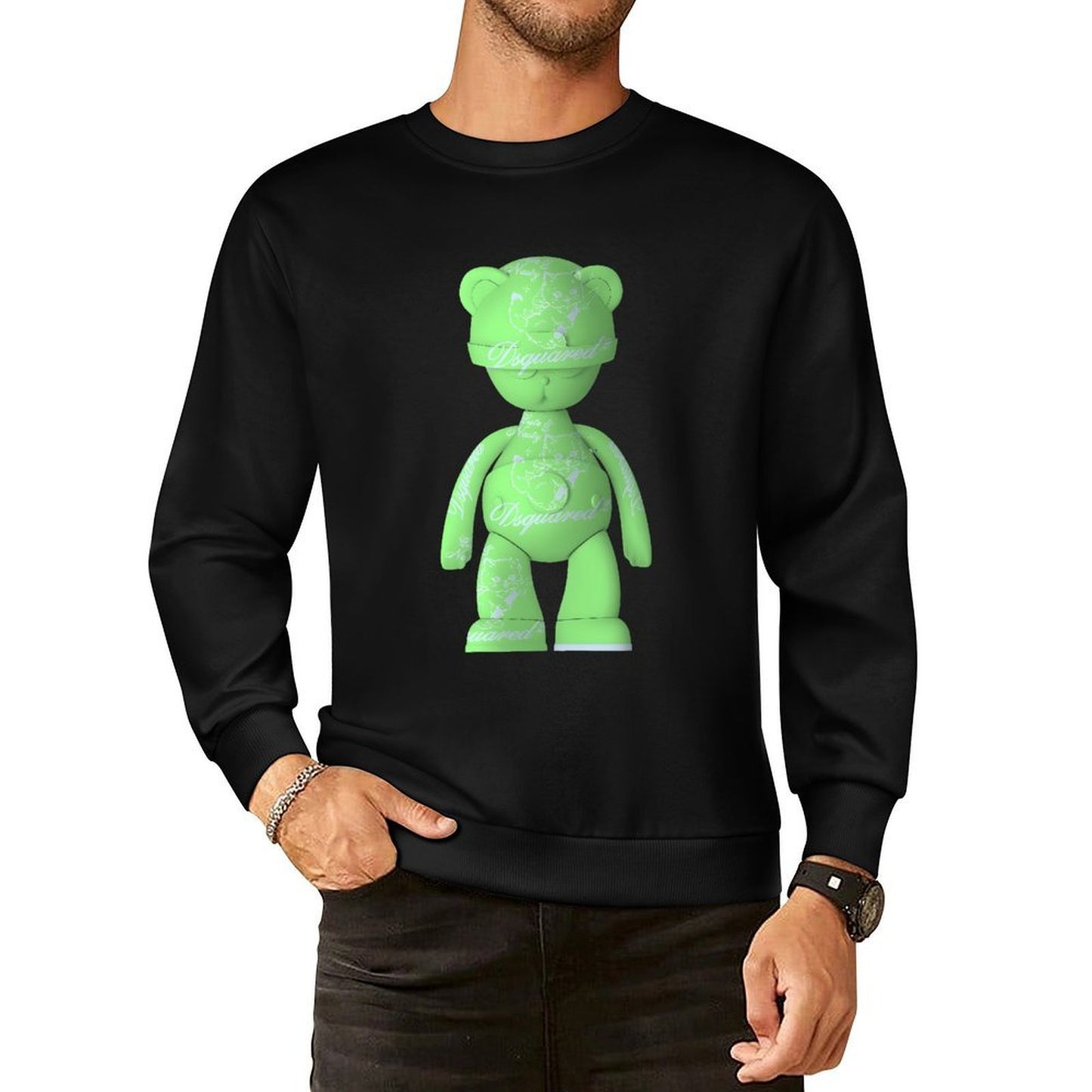 IPIB 250g Crew Neck Long Sleeve Sweatshirt Front GraphicCrew Neck Long Sleeve Sweatshirt6000123-4