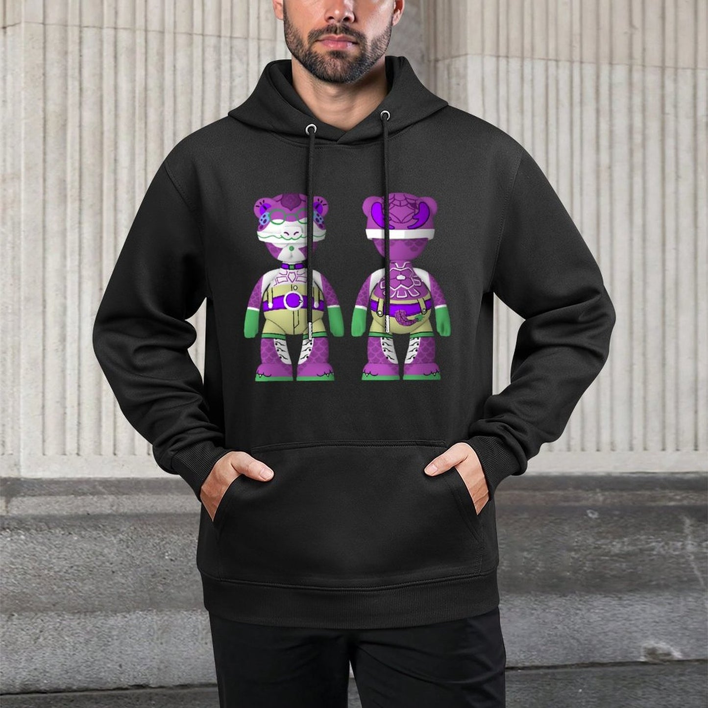 Hoodie Front PatternMoisture-Wicking SmoothWear
