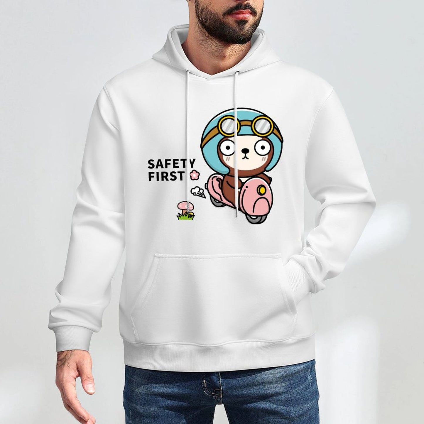 Casual TrueFit Front Graphic Hoodies