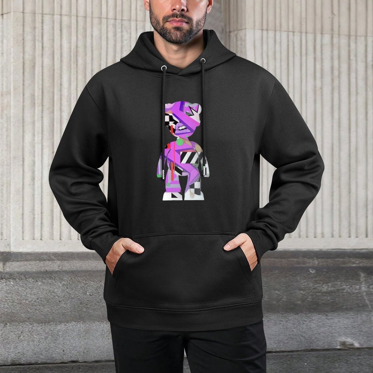 Hoodie Front PatternMinimalist Soft