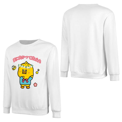 Front Patterned Long Sleeve TopStreet Heat-Transfer