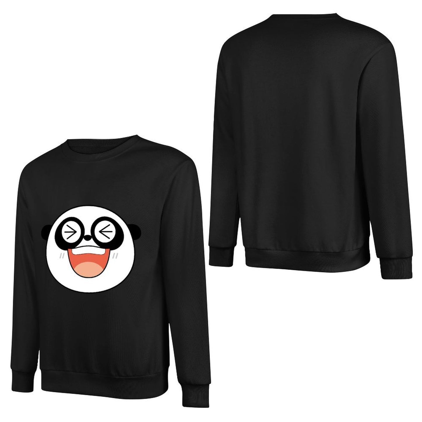 Front Patterned Long Sleeve TopBold Premium