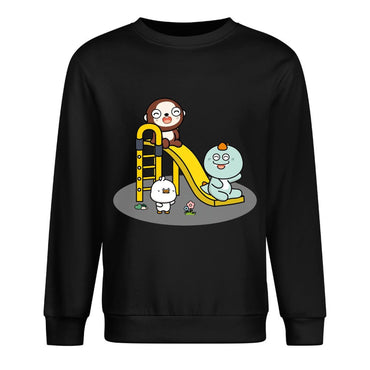 Front Patterned Long Sleeve TopRefined TimelessComfort